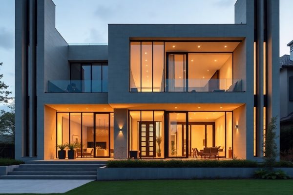 {"prompt":"professional architectural photography of a modern high-end residence with gothic-inspired vertical lines and sharp angles luxury estate exterior minimalist design cinematic lighting with warm natural glow photorealistic sharp focus","originalPrompt":"professional architectural photography of a modern high-end residence with gothic-inspired vertical lines and sharp angles luxury estate exterior minimalist design cinematic lighting with warm natural glow photorealistic sharp focus","seed":42,"model":"flux","enhance":false,"negative_prompt":"undefined","nofeed":false,"safe":false,"quality":"medium","image":[],"transparent":false,"reasoning":"balanced","audio":true,"width":1024,"height":1024,"dimensionsExplicit":false,"isMature":false,"isChild":false,"trackingData":{"actualModel":"flux","usage":{"completionImageTokens":1,"totalTokenCount":1}}}