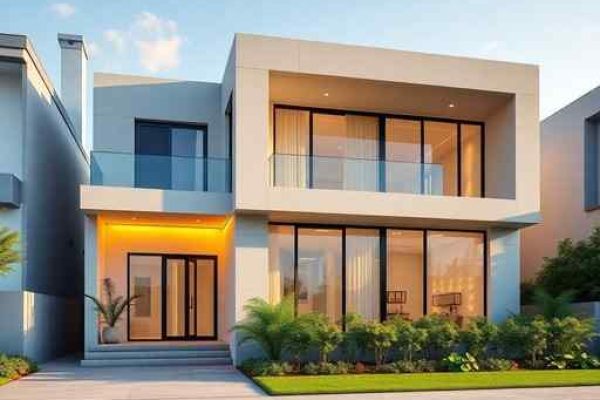 {"prompt":"professional architectural photography of a modern high-end residential facade in a sunny urban setting, luxury estate exterior with minimalist clean lines, cinematic lighting, sharp focus, photorealistic render, premium materials like concrete and glass, vibrant landscaping","originalPrompt":"professional architectural photography of a modern high-end residential facade in a sunny urban setting, luxury estate exterior with minimalist clean lines, cinematic lighting, sharp focus, photorealistic render, premium materials like concrete and glass, vibrant landscaping","width":512,"height":512,"seed":42,"model":"flux","safe":false,"quality":"medium","image":[],"transparent":false,"reasoning":"balanced","audio":true,"dimensionsExplicit":true,"isMature":false,"isChild":false,"trackingData":{"actualModel":"flux","usage":{"completionImageTokens":1,"totalTokenCount":1}}}