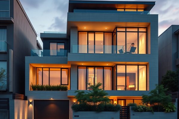 {"prompt":"professional architectural photography of a modern high-end residential facade in an urban setting at dusk with cinematic lighting and sharp focus on luxury design details photorealistic","originalPrompt":"professional architectural photography of a modern high-end residential facade in an urban setting at dusk with cinematic lighting and sharp focus on luxury design details photorealistic","seed":42,"model":"flux","safe":false,"quality":"medium","image":[],"transparent":false,"reasoning":"balanced","audio":true,"width":1024,"height":1024,"dimensionsExplicit":false,"has_nsfw_concept":false,"concept":null,"trackingData":{"actualModel":"flux","usage":{"completionImageTokens":1,"totalTokenCount":1}}}