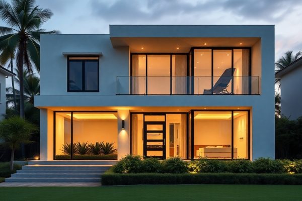 {"prompt":"professional architectural photography of a modern high-end residential facade with minimalist design and warm cinematic lighting integrated into a lush landscape photorealistic sharp focus luxury estate","originalPrompt":"professional architectural photography of a modern high-end residential facade with minimalist design and warm cinematic lighting integrated into a lush landscape photorealistic sharp focus luxury estate","seed":42,"model":"flux","safe":false,"quality":"medium","image":[],"transparent":false,"reasoning":"balanced","audio":true,"width":1024,"height":1024,"dimensionsExplicit":false,"isMature":false,"isChild":false,"trackingData":{"actualModel":"flux","usage":{"completionImageTokens":1,"totalTokenCount":1}}}