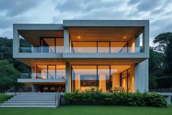 {"prompt":"professional architectural photography of a modern high-end residential house in brazil built with exposed concrete and steel structures sharp focus cinematic lighting photorealistic luxury estate exterior minimalist design lush green landscape background","originalPrompt":"professional architectural photography of a modern high-end residential house in brazil built with exposed concrete and steel structures sharp focus cinematic lighting photorealistic luxury estate exterior minimalist design lush green landscape background","width":512,"height":512,"seed":42,"model":"flux","safe":false,"quality":"medium","image":[],"transparent":false,"reasoning":"balanced","audio":true,"dimensionsExplicit":true,"isMature":false,"isChild":false,"trackingData":{"actualModel":"flux","usage":{"completionImageTokens":1,"totalTokenCount":1}}}