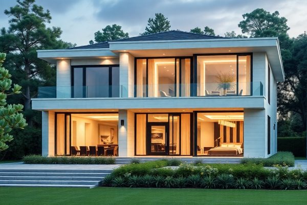 {"prompt":"professional architectural photography of a modern high-end residential plot with a blueprint overlay, luxury estate exterior vision, cinematic lighting, sharp focus, photorealistic design concept, lush greenery background, architectural engineering consultation vibe","originalPrompt":"professional architectural photography of a modern high-end residential plot with a blueprint overlay, luxury estate exterior vision, cinematic lighting, sharp focus, photorealistic design concept, lush greenery background, architectural engineering consultation vibe","seed":42,"model":"flux","safe":false,"quality":"medium","image":[],"transparent":false,"reasoning":"balanced","audio":true,"width":1024,"height":1024,"dimensionsExplicit":false,"isMature":false,"isChild":false,"trackingData":{"actualModel":"flux","usage":{"completionImageTokens":1,"totalTokenCount":1}}}