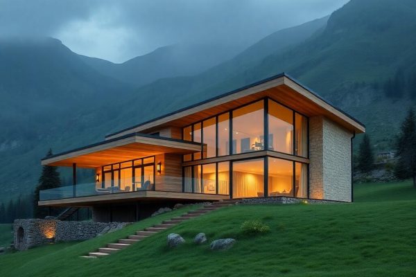 {"prompt":"professional architectural photography of a modern house in a mountainous landscape vitor meireles style blending contemporary design with traditional timber elements cinematic lighting high-end residential design lush green surroundings sharp focus photorealistic","originalPrompt":"professional architectural photography of a modern house in a mountainous landscape vitor meireles style blending contemporary design with traditional timber elements cinematic lighting high-end residential design lush green surroundings sharp focus photorealistic","seed":42,"model":"flux","safe":false,"quality":"medium","image":[],"transparent":false,"reasoning":"balanced","audio":true,"width":1024,"height":1024,"dimensionsExplicit":false,"isMature":false,"isChild":false,"trackingData":{"actualModel":"flux","usage":{"completionImageTokens":1,"totalTokenCount":1}}}