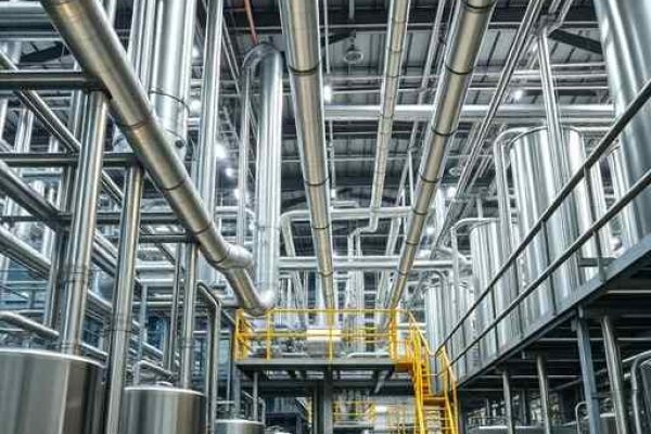 {"prompt":"professional architectural photography of a modern industrial facility for food processing high-end engineering execution focus on complex stainless steel piping systems clean industrial design cinematic lighting sharp focus photorealistic details of infrastructure steel structures and industrial safety equipment","originalPrompt":"professional architectural photography of a modern industrial facility for food processing high-end engineering execution focus on complex stainless steel piping systems clean industrial design cinematic lighting sharp focus photorealistic details of infrastructure steel structures and industrial safety equipment","width":512,"height":512,"seed":42,"model":"flux","safe":false,"quality":"medium","image":[],"transparent":false,"reasoning":"balanced","audio":true,"dimensionsExplicit":true,"isMature":false,"isChild":false,"trackingData":{"actualModel":"flux","usage":{"completionImageTokens":1,"totalTokenCount":1}}}