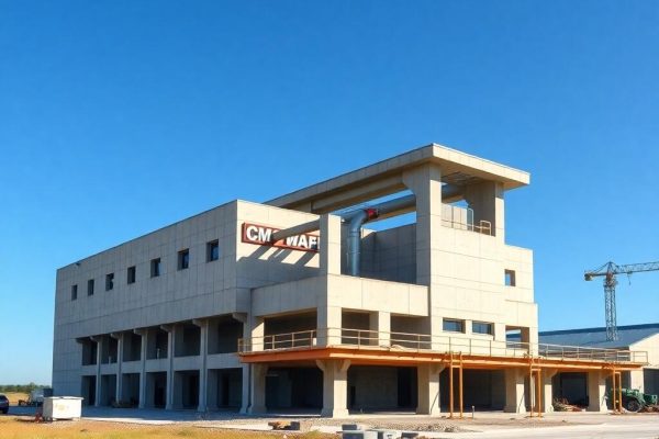 {"prompt":"professional architectural photography of a modern industrial facility in a rural landscape with high-end structural design sharp focus on precast concrete and steel beams cinematic lighting photorealistic clear blue sky clean construction site environment","originalPrompt":"professional architectural photography of a modern industrial facility in a rural landscape with high-end structural design sharp focus on precast concrete and steel beams cinematic lighting photorealistic clear blue sky clean construction site environment","seed":42,"model":"flux","safe":false,"quality":"medium","image":[],"transparent":false,"reasoning":"balanced","audio":true,"width":1024,"height":1024,"dimensionsExplicit":false,"isMature":false,"isChild":false,"trackingData":{"actualModel":"flux","usage":{"completionImageTokens":1,"totalTokenCount":1}}}