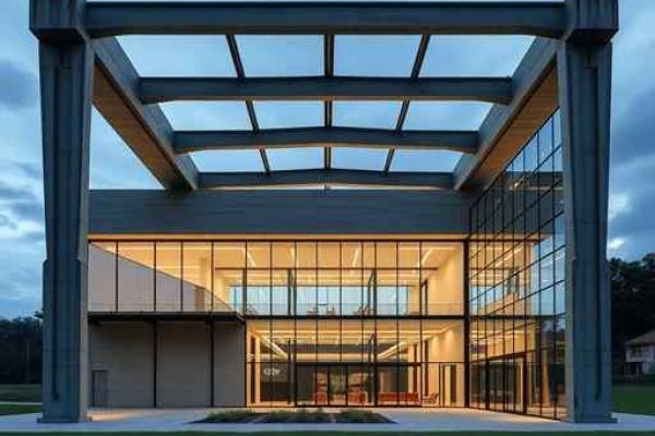 {"prompt":"professional architectural photography of a modern industrial facility in brazil high-end structural design with exposed concrete and steel beams large glass facades cinematic lighting sharp focus photorealistic minimalist landscape surroundings","originalPrompt":"professional architectural photography of a modern industrial facility in brazil high-end structural design with exposed concrete and steel beams large glass facades cinematic lighting sharp focus photorealistic minimalist landscape surroundings","width":512,"height":512,"seed":42,"model":"flux","safe":false,"quality":"medium","image":[],"transparent":false,"reasoning":"balanced","audio":true,"dimensionsExplicit":true,"isMature":false,"isChild":false,"trackingData":{"actualModel":"flux","usage":{"completionImageTokens":1,"totalTokenCount":1}}}