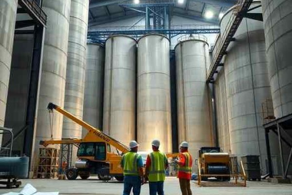 {"prompt":"professional architectural photography of a modern industrial grain silo complex in brazil with heavy machinery organized construction site engineers reviewing blueprints concrete and steel structures cinematic lighting sharp focus photorealistic","originalPrompt":"professional architectural photography of a modern industrial grain silo complex in brazil with heavy machinery organized construction site engineers reviewing blueprints concrete and steel structures cinematic lighting sharp focus photorealistic","width":512,"height":512,"seed":42,"model":"flux","safe":false,"quality":"medium","image":[],"transparent":false,"reasoning":"balanced","audio":true,"dimensionsExplicit":true,"isMature":false,"isChild":false,"trackingData":{"actualModel":"flux","usage":{"completionImageTokens":1,"totalTokenCount":1}}}