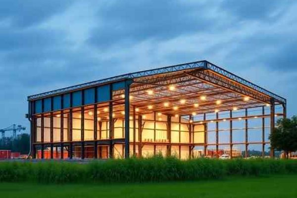 {"prompt":"professional architectural photography of a modern industrial steel warehouse in a lush green landscape, cinematic lighting, sharp focus, photorealistic construction detailing, high-end structural engineering project","originalPrompt":"professional architectural photography of a modern industrial steel warehouse in a lush green landscape, cinematic lighting, sharp focus, photorealistic construction detailing, high-end structural engineering project","width":512,"height":512,"seed":42,"model":"flux","safe":false,"quality":"medium","image":[],"transparent":false,"reasoning":"balanced","audio":true,"dimensionsExplicit":true,"isMature":false,"isChild":false,"trackingData":{"actualModel":"flux","usage":{"completionImageTokens":1,"totalTokenCount":1}}}