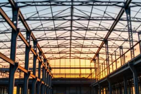 {"prompt":"professional architectural photography of a modern industrial steel warehouse structure in a construction site at sunset sharp focus photorealistic cinematic lighting detailed steel trusses high-end engineering design","originalPrompt":"professional architectural photography of a modern industrial steel warehouse structure in a construction site at sunset sharp focus photorealistic cinematic lighting detailed steel trusses high-end engineering design","width":512,"height":512,"seed":42,"model":"flux","safe":false,"quality":"medium","image":[],"transparent":false,"reasoning":"balanced","audio":true,"dimensionsExplicit":true,"isMature":false,"isChild":false,"trackingData":{"actualModel":"flux","usage":{"completionImageTokens":1,"totalTokenCount":1}}}
