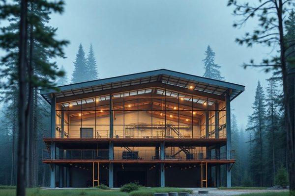 {"prompt":"professional architectural photography of a modern industrial warehouse in a forest setting high-end engineering design steel and concrete structure sharp focus cinematic lighting photorealistic industrial architecture","originalPrompt":"professional architectural photography of a modern industrial warehouse in a forest setting high-end engineering design steel and concrete structure sharp focus cinematic lighting photorealistic industrial architecture","seed":42,"model":"flux","safe":false,"quality":"medium","image":[],"transparent":false,"reasoning":"balanced","audio":true,"width":1024,"height":1024,"dimensionsExplicit":false,"isMature":false,"isChild":false,"trackingData":{"actualModel":"flux","usage":{"completionImageTokens":1,"totalTokenCount":1}}}