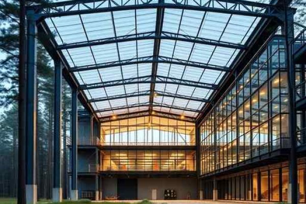 {"prompt":"professional architectural photography of a modern industrial warehouse in a forest setting showcasing high-end steel structures and large glass facades with cinematic lighting sharp focus photorealistic design","originalPrompt":"professional architectural photography of a modern industrial warehouse in a forest setting showcasing high-end steel structures and large glass facades with cinematic lighting sharp focus photorealistic design","width":512,"height":512,"seed":42,"model":"flux","safe":false,"quality":"medium","image":[],"transparent":false,"reasoning":"balanced","audio":true,"dimensionsExplicit":true,"isMature":false,"isChild":false,"trackingData":{"actualModel":"flux","usage":{"completionImageTokens":1,"totalTokenCount":1}}}