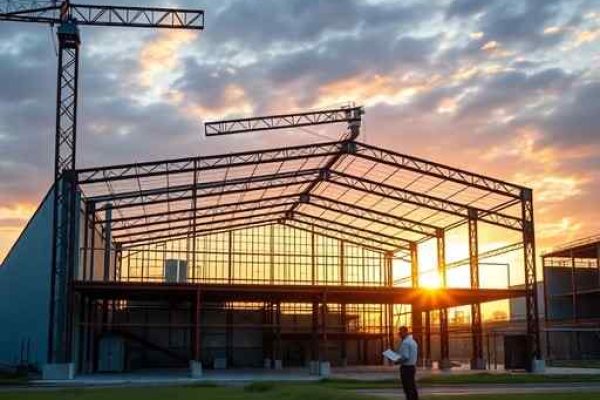 {"prompt":"professional architectural photography of a modern industrial warehouse in a rural setting at sunset steel structure with high tech facade cinematic lighting sharp focus photorealistic construction site management with engineers reviewing blueprints high-end structural design","originalPrompt":"professional architectural photography of a modern industrial warehouse in a rural setting at sunset steel structure with high tech facade cinematic lighting sharp focus photorealistic construction site management with engineers reviewing blueprints high-end structural design","width":512,"height":512,"seed":42,"model":"flux","safe":false,"quality":"medium","image":[],"transparent":false,"reasoning":"balanced","audio":true,"dimensionsExplicit":true,"isMature":false,"isChild":false,"trackingData":{"actualModel":"flux","usage":{"completionImageTokens":1,"totalTokenCount":1}}}