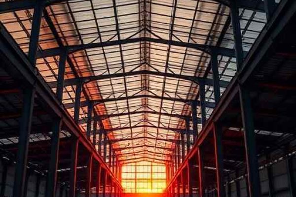 {"prompt":"professional architectural photography of a modern industrial warehouse steel structure at sunset sharp focus on beams and joints cinematic lighting photorealistic high-end engineering project in brazilian landscape","originalPrompt":"professional architectural photography of a modern industrial warehouse steel structure at sunset sharp focus on beams and joints cinematic lighting photorealistic high-end engineering project in brazilian landscape","width":512,"height":512,"seed":42,"model":"flux","safe":false,"quality":"medium","image":[],"transparent":false,"reasoning":"balanced","audio":true,"dimensionsExplicit":true,"has_nsfw_concept":false,"concept":null,"trackingData":{"actualModel":"flux","usage":{"completionImageTokens":1,"totalTokenCount":1}}}