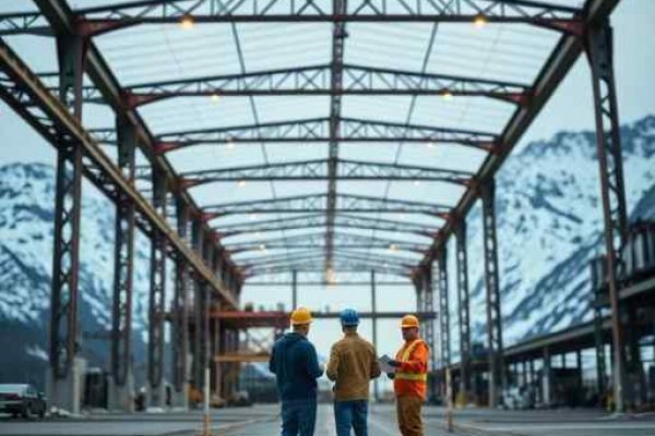 {"prompt":"professional architectural photography of a modern industrial warehouse steel structure in a mountainous region with engineers reviewing blueprints in the foreground sharp focus cinematic lighting photorealistic high-end industrial design","originalPrompt":"professional architectural photography of a modern industrial warehouse steel structure in a mountainous region with engineers reviewing blueprints in the foreground sharp focus cinematic lighting photorealistic high-end industrial design","width":512,"height":512,"seed":42,"model":"flux","safe":false,"quality":"medium","image":[],"transparent":false,"reasoning":"balanced","audio":true,"dimensionsExplicit":true,"isMature":false,"isChild":false,"trackingData":{"actualModel":"flux","usage":{"completionImageTokens":1,"totalTokenCount":1}}}