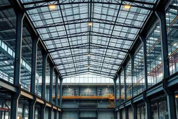 {"prompt":"professional architectural photography of a modern industrial warehouse with steel structure and glass facade high-end engineering design cinematic lighting sharp focus photorealistic construction site context industrial park environment","originalPrompt":"professional architectural photography of a modern industrial warehouse with steel structure and glass facade high-end engineering design cinematic lighting sharp focus photorealistic construction site context industrial park environment","width":512,"height":512,"seed":42,"model":"flux","safe":false,"quality":"medium","image":[],"transparent":false,"reasoning":"balanced","audio":true,"dimensionsExplicit":true,"isMature":false,"isChild":false,"trackingData":{"actualModel":"flux","usage":{"completionImageTokens":1,"totalTokenCount":1}}}