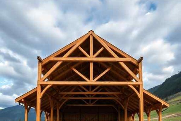 {"prompt":"professional architectural photography of a modern industrial wooden shed structure in the mountains of Santa Catarina high-end engineering design sharp focus cinematic lighting photorealistic timber truss details cloudy sky background meticulous structural execution","originalPrompt":"professional architectural photography of a modern industrial wooden shed structure in the mountains of Santa Catarina high-end engineering design sharp focus cinematic lighting photorealistic timber truss details cloudy sky background meticulous structural execution","width":512,"height":512,"seed":42,"model":"flux","safe":false,"quality":"medium","image":[],"transparent":false,"reasoning":"balanced","audio":true,"dimensionsExplicit":true,"isMature":false,"isChild":false,"trackingData":{"actualModel":"flux","usage":{"completionImageTokens":1,"totalTokenCount":1}}}