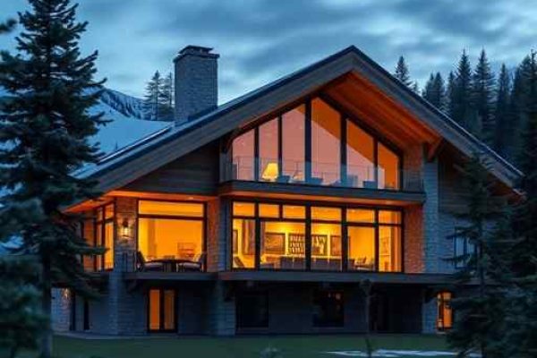 {"prompt":"professional architectural photography of a modern luxury chalet in a mountainous region, high-end residential design, cinematic lighting at dusk, warm interior glow visible through large panoramic windows, sleek stone and timber facade, surrounded by pine trees, photorealistic, sharp focus, 8k resolution","originalPrompt":"professional architectural photography of a modern luxury chalet in a mountainous region, high-end residential design, cinematic lighting at dusk, warm interior glow visible through large panoramic windows, sleek stone and timber facade, surrounded by pine trees, photorealistic, sharp focus, 8k resolution","width":512,"height":512,"seed":42,"model":"flux","safe":false,"quality":"medium","image":[],"transparent":false,"reasoning":"balanced","audio":true,"dimensionsExplicit":true,"isMature":false,"isChild":false,"trackingData":{"actualModel":"flux","usage":{"completionImageTokens":1,"totalTokenCount":1}}}