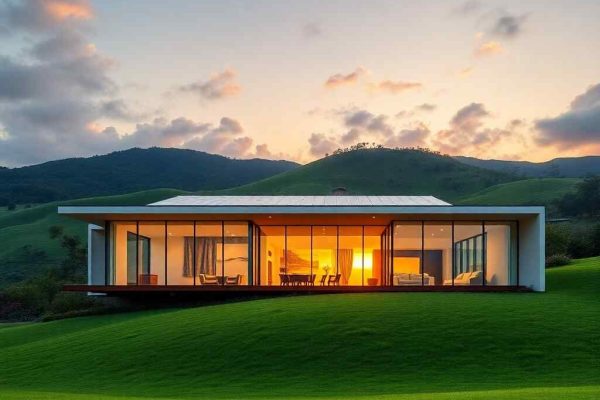 {"prompt":"professional architectural photography of a modern luxury farmhouse in southern brazil surrounded by lush green hills high-end residential design with panoramic glass walls cinematic lighting at sunset photorealistic sharp focus stunning exterior landscape design","originalPrompt":"professional architectural photography of a modern luxury farmhouse in southern brazil surrounded by lush green hills high-end residential design with panoramic glass walls cinematic lighting at sunset photorealistic sharp focus stunning exterior landscape design","seed":42,"model":"flux","safe":false,"quality":"medium","image":[],"transparent":false,"reasoning":"balanced","audio":true,"width":1024,"height":1024,"dimensionsExplicit":false,"isMature":false,"isChild":false,"trackingData":{"actualModel":"flux","usage":{"completionImageTokens":1,"totalTokenCount":1}}}
