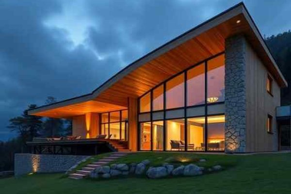 {"prompt":"professional architectural photography of a modern luxury lodge in the mountains of Santa Catarina with cinematic lighting and high-end residential design sharp focus photorealistic structural details and timber facade","originalPrompt":"professional architectural photography of a modern luxury lodge in the mountains of Santa Catarina with cinematic lighting and high-end residential design sharp focus photorealistic structural details and timber facade","width":512,"height":512,"seed":42,"model":"flux","safe":false,"quality":"medium","image":[],"transparent":false,"reasoning":"balanced","audio":true,"dimensionsExplicit":true,"isMature":false,"isChild":false,"trackingData":{"actualModel":"flux","usage":{"completionImageTokens":1,"totalTokenCount":1}}}