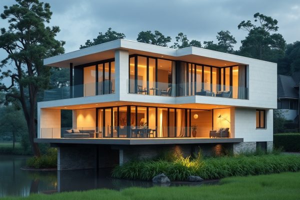 {"prompt":"professional architectural photography of a modern luxury residence in a flood-prone landscape with an elevated foundation and sophisticated drainage design high-end residential design cinematic lighting sharp focus photorealistic environment lush green surroundings","originalPrompt":"professional architectural photography of a modern luxury residence in a flood-prone landscape with an elevated foundation and sophisticated drainage design high-end residential design cinematic lighting sharp focus photorealistic environment lush green surroundings","seed":42,"model":"flux","safe":false,"quality":"medium","image":[],"transparent":false,"reasoning":"balanced","audio":true,"width":1024,"height":1024,"dimensionsExplicit":false,"has_nsfw_concept":false,"concept":null,"trackingData":{"actualModel":"flux","usage":{"completionImageTokens":1,"totalTokenCount":1}}}