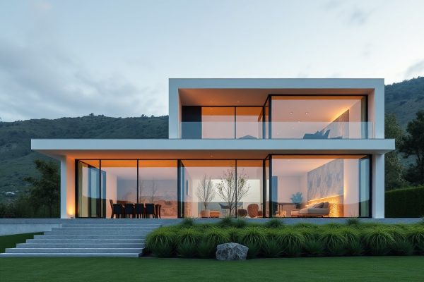 {"prompt":"professional architectural photography of a modern luxury residence in a green valley setting, high-end residential design, cinematic lighting, minimalist aesthetic, large glass facades reflecting nature, sharp focus, 8k resolution, photorealistic render","originalPrompt":"professional architectural photography of a modern luxury residence in a green valley setting, high-end residential design, cinematic lighting, minimalist aesthetic, large glass facades reflecting nature, sharp focus, 8k resolution, photorealistic render","seed":42,"model":"flux","safe":false,"quality":"medium","image":[],"transparent":false,"reasoning":"balanced","audio":true,"width":1024,"height":1024,"dimensionsExplicit":false,"has_nsfw_concept":false,"concept":null,"trackingData":{"actualModel":"flux","usage":{"completionImageTokens":1,"totalTokenCount":1}}}