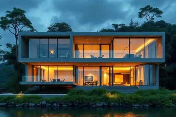 {"prompt":"professional architectural photography of a modern luxury residence near a river in brazil high-end residential design cinematic lighting floor-to-ceiling glass facades sleek concrete and steel structures lush green landscape warm ambient interior glow sharp focus photorealistic 8k","originalPrompt":"professional architectural photography of a modern luxury residence near a river in brazil high-end residential design cinematic lighting floor-to-ceiling glass facades sleek concrete and steel structures lush green landscape warm ambient interior glow sharp focus photorealistic 8k","width":512,"height":512,"seed":42,"model":"flux","safe":false,"quality":"medium","image":[],"transparent":false,"reasoning":"balanced","audio":true,"dimensionsExplicit":true,"isMature":false,"isChild":false,"trackingData":{"actualModel":"flux","usage":{"completionImageTokens":1,"totalTokenCount":1}}}