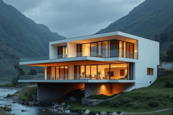 {"prompt":"professional architectural photography of a modern luxury residential house in a scenic river valley setting high end design with elevated foundation and sophisticated drainage system cinematic lighting sharp focus photorealistic high quality structures","originalPrompt":"professional architectural photography of a modern luxury residential house in a scenic river valley setting high end design with elevated foundation and sophisticated drainage system cinematic lighting sharp focus photorealistic high quality structures","seed":42,"model":"flux","safe":false,"quality":"medium","image":[],"transparent":false,"reasoning":"balanced","audio":true,"width":1024,"height":1024,"dimensionsExplicit":false,"has_nsfw_concept":false,"concept":null,"trackingData":{"actualModel":"flux","usage":{"completionImageTokens":1,"totalTokenCount":1}}}