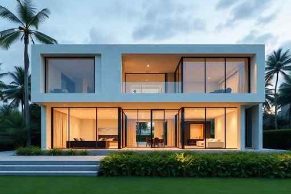 {"prompt":"professional architectural photography of a modern luxury residential house in Brazil with minimalist design, large glass windows, lush green landscape, cinematic lighting, high-end residential design, sharp focus, photorealistic, 8k resolution","originalPrompt":"professional architectural photography of a modern luxury residential house in Brazil with minimalist design, large glass windows, lush green landscape, cinematic lighting, high-end residential design, sharp focus, photorealistic, 8k resolution","width":512,"height":512,"seed":42,"model":"flux","safe":false,"quality":"medium","image":[],"transparent":false,"reasoning":"balanced","audio":true,"dimensionsExplicit":true,"isMature":false,"isChild":false,"trackingData":{"actualModel":"flux","usage":{"completionImageTokens":1,"totalTokenCount":1}}}