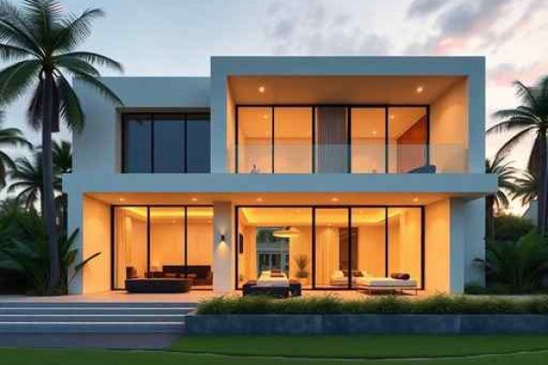 {"prompt":"professional architectural photography of a modern luxury villa in Brazil showcasing clean lines and minimalist design high-end residential design with cinematic lighting golden hour photorealistic sharp focus on sophisticated facade materials surrounded by tropical landscaping ultra-detailed render","originalPrompt":"professional architectural photography of a modern luxury villa in Brazil showcasing clean lines and minimalist design high-end residential design with cinematic lighting golden hour photorealistic sharp focus on sophisticated facade materials surrounded by tropical landscaping ultra-detailed render","width":512,"height":512,"seed":42,"model":"flux","safe":false,"quality":"medium","image":[],"transparent":false,"reasoning":"balanced","audio":true,"dimensionsExplicit":true,"isMature":false,"isChild":false,"trackingData":{"actualModel":"flux","usage":{"completionImageTokens":1,"totalTokenCount":1}}}