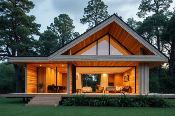 {"prompt":"professional architectural photography of a modern luxury wooden house in brazil using pine structures high-end residential design minimalist interiors cinematic lighting lush green surroundings sharp focus photorealistic timber cladding architecture","originalPrompt":"professional architectural photography of a modern luxury wooden house in brazil using pine structures high-end residential design minimalist interiors cinematic lighting lush green surroundings sharp focus photorealistic timber cladding architecture","seed":42,"model":"flux","safe":false,"quality":"medium","image":[],"transparent":false,"reasoning":"balanced","audio":true,"width":1024,"height":1024,"dimensionsExplicit":false,"has_nsfw_concept":false,"concept":null,"trackingData":{"actualModel":"flux","usage":{"completionImageTokens":1,"totalTokenCount":1}}}