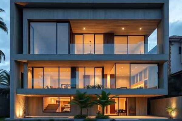 {"prompt":"professional architectural photography of a modern residential facade in Brazil with exposed concrete and glass elements high-end residential design cinematic lighting sharp focus photorealistic construction site in the background well-organized structure luxury estate exterior","originalPrompt":"professional architectural photography of a modern residential facade in Brazil with exposed concrete and glass elements high-end residential design cinematic lighting sharp focus photorealistic construction site in the background well-organized structure luxury estate exterior","width":512,"height":512,"seed":42,"model":"flux","safe":false,"quality":"medium","image":[],"transparent":false,"reasoning":"balanced","audio":true,"dimensionsExplicit":true,"isMature":false,"isChild":false,"trackingData":{"actualModel":"flux","usage":{"completionImageTokens":1,"totalTokenCount":1}}}