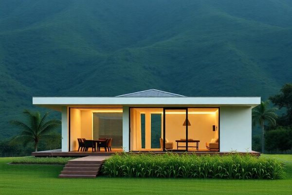 {"prompt":"professional architectural photography of a modern small rural residence in Brazil high-end minimalist design natural lighting lush green landscape background cinematic lighting sharp focus photorealistic construction detailing","originalPrompt":"professional architectural photography of a modern small rural residence in Brazil high-end minimalist design natural lighting lush green landscape background cinematic lighting sharp focus photorealistic construction detailing","seed":42,"model":"flux","safe":false,"quality":"medium","image":[],"transparent":false,"reasoning":"balanced","audio":true,"width":1024,"height":1024,"dimensionsExplicit":false,"isMature":false,"isChild":false,"trackingData":{"actualModel":"flux","usage":{"completionImageTokens":1,"totalTokenCount":1}}}