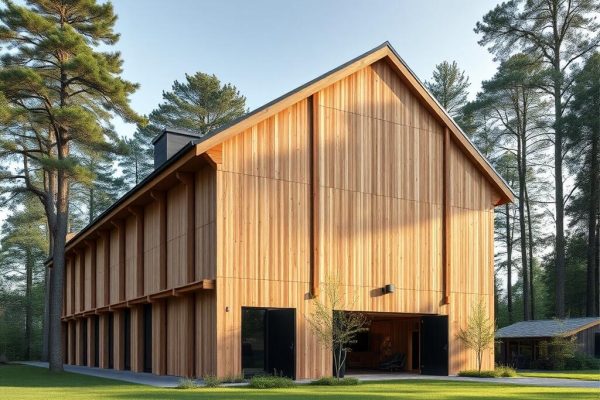{"prompt":"professional architectural photography of a modern timber frame warehouse in a sylvan setting high-end structural design minimalist aesthetic cinematic lighting sharp focus photorealistic textures of sustainable wood facade high-end residential and industrial hybrid design","originalPrompt":"professional architectural photography of a modern timber frame warehouse in a sylvan setting high-end structural design minimalist aesthetic cinematic lighting sharp focus photorealistic textures of sustainable wood facade high-end residential and industrial hybrid design","seed":42,"model":"flux","safe":false,"quality":"medium","image":[],"transparent":false,"reasoning":"balanced","audio":true,"width":1024,"height":1024,"dimensionsExplicit":false,"has_nsfw_concept":false,"concept":null,"trackingData":{"actualModel":"flux","usage":{"completionImageTokens":1,"totalTokenCount":1}}}