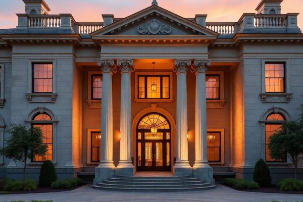 {"prompt":"professional architectural photography of a neoclassical luxury estate exterior with grand columns and intricate stone detailing at sunset cinematic lighting highlighting symmetrical facade high-end residential design sharp focus photorealistic 8k resolution","originalPrompt":"professional architectural photography of a neoclassical luxury estate exterior with grand columns and intricate stone detailing at sunset cinematic lighting highlighting symmetrical facade high-end residential design sharp focus photorealistic 8k resolution","seed":42,"model":"flux","enhance":false,"negative_prompt":"undefined","nofeed":false,"safe":false,"quality":"medium","image":[],"transparent":false,"reasoning":"balanced","audio":true,"width":1024,"height":1024,"dimensionsExplicit":false,"isMature":false,"isChild":false,"trackingData":{"actualModel":"flux","usage":{"completionImageTokens":1,"totalTokenCount":1}}}