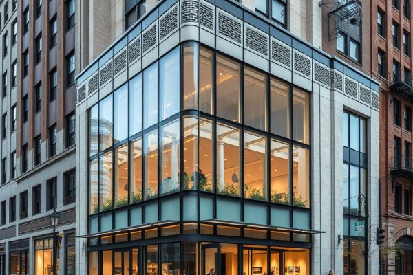 {"prompt":"professional architectural photography of a renovated commercial building facade in a historic downtown area showing modern glass and steel integrated with classic concrete architecture cinematic lighting sharp focus photorealistic detailed finishing urban setting","originalPrompt":"professional architectural photography of a renovated commercial building facade in a historic downtown area showing modern glass and steel integrated with classic concrete architecture cinematic lighting sharp focus photorealistic detailed finishing urban setting","seed":42,"model":"flux","safe":false,"quality":"medium","image":[],"transparent":false,"reasoning":"balanced","audio":true,"width":1024,"height":1024,"dimensionsExplicit":false,"has_nsfw_concept":false,"concept":null,"trackingData":{"actualModel":"flux","usage":{"completionImageTokens":1,"totalTokenCount":1}}}