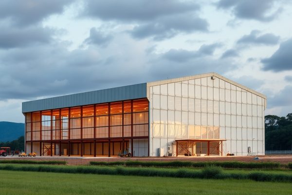 {"prompt":"professional architectural photography of large modern agricultural warehouse in rural scenery brazil high-end structural design steel and concrete construction site cinematic lighting sharp focus photorealistic industrial engineering excellence","originalPrompt":"professional architectural photography of large modern agricultural warehouse in rural scenery brazil high-end structural design steel and concrete construction site cinematic lighting sharp focus photorealistic industrial engineering excellence","seed":42,"model":"flux","safe":false,"quality":"medium","image":[],"transparent":false,"reasoning":"balanced","audio":true,"width":1024,"height":1024,"dimensionsExplicit":false,"has_nsfw_concept":false,"concept":null,"trackingData":{"actualModel":"flux","usage":{"completionImageTokens":1,"totalTokenCount":1}}}