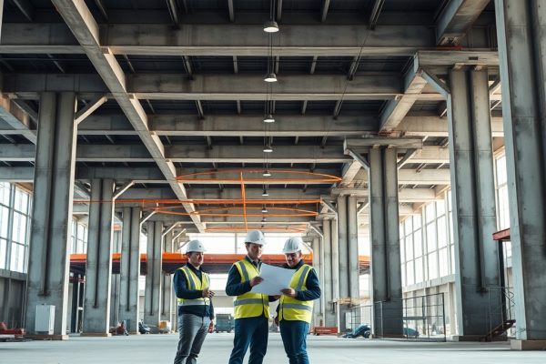 {"prompt":"professional architectural photography showing a modern commercial construction site with exposed steel beams and reinforced concrete columns engineers reviewing blueprints in a well-organized site cinematic lighting sharp focus photorealistic high-end industrial design","originalPrompt":"professional architectural photography showing a modern commercial construction site with exposed steel beams and reinforced concrete columns engineers reviewing blueprints in a well-organized site cinematic lighting sharp focus photorealistic high-end industrial design","seed":42,"model":"flux","safe":false,"quality":"medium","image":[],"transparent":false,"reasoning":"balanced","audio":true,"width":1024,"height":1024,"dimensionsExplicit":false,"has_nsfw_concept":false,"concept":null,"trackingData":{"actualModel":"flux","usage":{"completionImageTokens":1,"totalTokenCount":1}}}