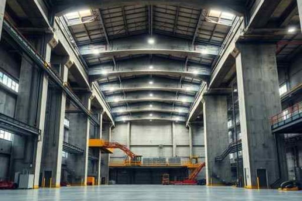 {"prompt":"professional architectural photography showing a modern industrial concrete facility with sharp focus on heavy-duty flooring and steel structures high-end engineering execution photorealistic cinematic lighting wide angle industrial design","originalPrompt":"professional architectural photography showing a modern industrial concrete facility with sharp focus on heavy-duty flooring and steel structures high-end engineering execution photorealistic cinematic lighting wide angle industrial design","width":512,"height":512,"seed":42,"model":"flux","safe":false,"quality":"medium","image":[],"transparent":false,"reasoning":"balanced","audio":true,"dimensionsExplicit":true,"isMature":false,"isChild":false,"trackingData":{"actualModel":"flux","usage":{"completionImageTokens":1,"totalTokenCount":1}}}