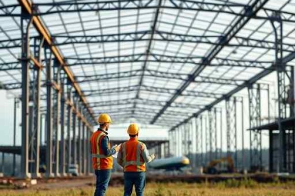 {"prompt":"professional architectural photography showing large scale industrial steel warehouse construction site in a rural landscape engineers reviewing blueprints with hardhats sharp focus on modern steel beams and truss structures cinematic lighting photorealistic high detailed construction environment","originalPrompt":"professional architectural photography showing large scale industrial steel warehouse construction site in a rural landscape engineers reviewing blueprints with hardhats sharp focus on modern steel beams and truss structures cinematic lighting photorealistic high detailed construction environment","width":512,"height":512,"seed":42,"model":"flux","safe":false,"quality":"medium","image":[],"transparent":false,"reasoning":"balanced","audio":true,"dimensionsExplicit":true,"isMature":false,"isChild":false,"trackingData":{"actualModel":"flux","usage":{"completionImageTokens":1,"totalTokenCount":1}}}